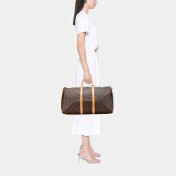 Pre Owned Louis Vuitton Monogram Keepall 55
