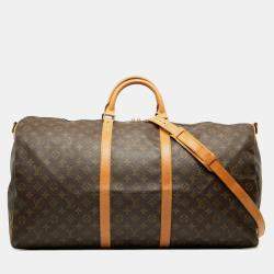Pre Owned Louis Vuitton Monogram Keepall Bandouliere 60