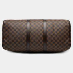 Pre Owned Louis Vuitton Damier Ebene Keepall 50