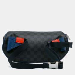 Pre Owned Louis Vuitton Blue Epi Damier Graphite Bumbag