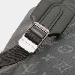 Pre Owned Louis Vuitton Black Monogram Eclipse Discovery Backpack