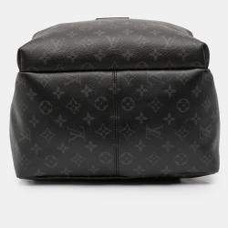 Pre Owned Louis Vuitton Black Monogram Eclipse Discovery Backpack
