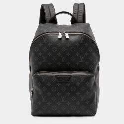 Pre Owned Louis Vuitton Black Monogram Eclipse Discovery Backpack
