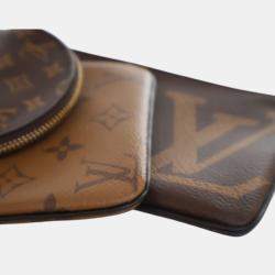 Pre Owned Louis Vuitton Monogram Reverse Giant Trio Pouch