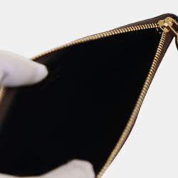 Pre Owned Louis Vuitton Monogram Reverse Giant Trio Pouch