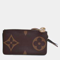 Pre Owned Louis Vuitton Monogram Reverse Giant Trio Pouch