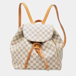 Pre Owned Louis Vuitton Sperone Damier Azur Coated Canvas Backpack