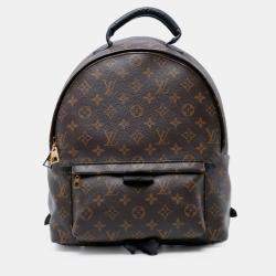 Pre Owned Louis Vuitton Palm Springs MM Brown Monogram Canvas Backpack