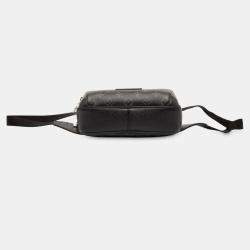 Pre Owned Louis Vuitton Black Monogram Taigarama Outdoor Bumbag