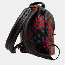 Pre Owned Louis Vuitton Palm Springs Monogram Jungle Dots PM Multicolor Monogram Canvas Backpack