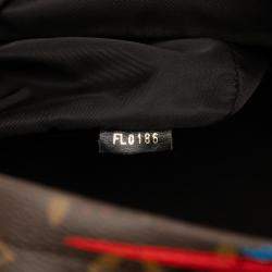 Pre Owned Louis Vuitton Palm Springs Monogram Jungle Dots PM Multicolor Monogram Canvas Backpack