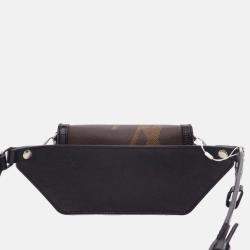 Pre Owned Louis Vuitton Brown Monogram Giant Reverse Dauphine