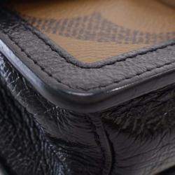 Pre Owned Louis Vuitton Brown Monogram Giant Reverse Dauphine