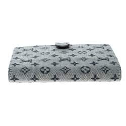 Pre Owned Louis Vuitton Grey Monogram Canvas Small Ring Agenda Cover