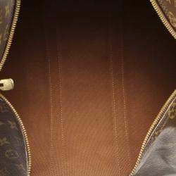 Pre Owned Louis Vuitton Brown Monogram Canvas Keepall 45 Bag