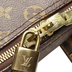Pre Owned Louis Vuitton Brown Monogram Canvas Keepall 45 Bag