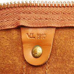 Pre Owned Louis Vuitton Brown Epi Keepall 50