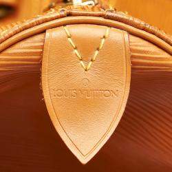 Pre Owned Louis Vuitton Brown Epi Keepall 50