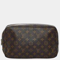 Louis Vuitton Brown Monogram Trousse Toilette 28