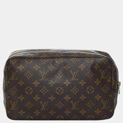 Louis Vuitton Brown Monogram Trousse Toilette 28