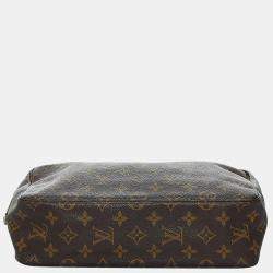 Louis Vuitton Brown Monogram Trousse Toilette 28