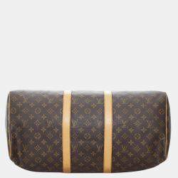 Pre Owned Louis Vuitton Brown Monogram Keepall 50