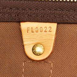 Pre Owned Louis Vuitton Brown Monogram Keepall 50