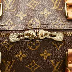 Pre Owned Louis Vuitton Brown Monogram Keepall 50