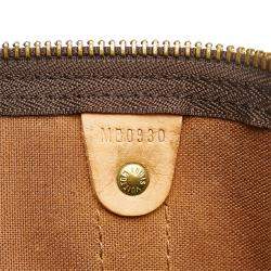 Pre Owned Louis Vuitton Brown Monogram Keepall 50