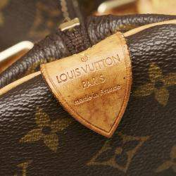 Pre Owned Louis Vuitton Brown Monogram Keepall 45