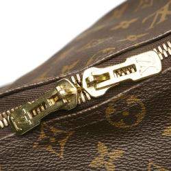 Pre Owned Louis Vuitton Brown Monogram Keepall 45