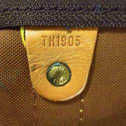 Pre Owned Louis Vuitton Brown Monogram Keepall Bandouliere 50