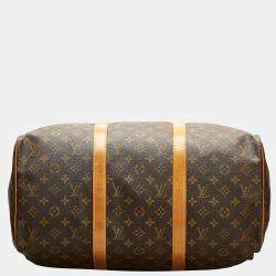 Pre Owned Louis Vuitton Brown Monogram Sac Souple 45