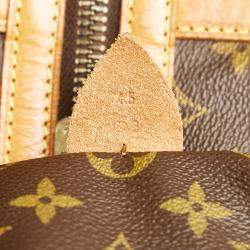 Pre Owned Louis Vuitton Brown Monogram Sac Souple 45