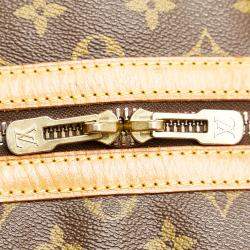 Pre Owned Louis Vuitton Brown Monogram Sac Souple 45