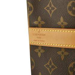 Pre Owned Louis Vuitton Brown Monogram Keepall Bandouliere 60