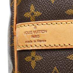 Pre Owned Louis Vuitton Brown Monogram Keepall Bandouliere 55