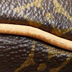 Pre Owned Louis Vuitton Brown Monogram Keepall Bandouliere 55