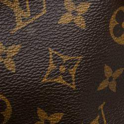 Pre Owned Louis Vuitton Brown Monogram Keepall Bandouliere 60