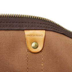 Pre Owned Louis Vuitton Brown Monogram Keepall Bandouliere 60
