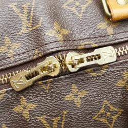 Pre Owned Louis Vuitton Brown Monogram Keepall Bandouliere 60