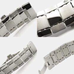 Pre Owned Louis Vuitton Tambour Q1021 Automatic Brown Stainless Steel Women's Wristwatch 43.5 mm