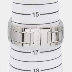 Pre Owned Louis Vuitton Tambour Q1021 Automatic Brown Stainless Steel Women's Wristwatch 43.5 mm