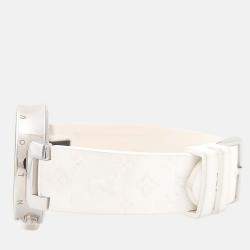 Pre Owned Louis Vuitton Tambour Moonstar Q8G01 Automatic Black Stainless Steel Women's Wristwatch 35mm