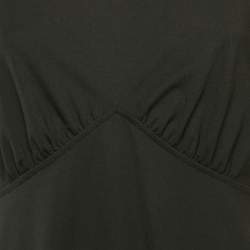 Love Moschino Black Jersey Cut Out Detail Midi Dress L