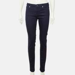 Pre Owned بنطلون جينز لوف موسكينو دِنيم أزرق نحيف القَصّة مقاس متوسط - وسط: 29 بوصة