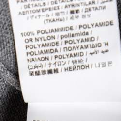 Love Moschino Grey Wool Logo Stripe Detail Sweater L