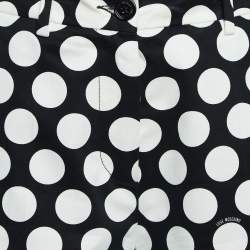 Love Moschino Polka Dots Cotton Applique Detail Shorts S