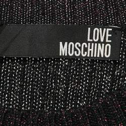 Love Moschino Multicolor Lurex Knit Sweater S