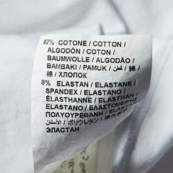 Love Moschino White Printed Cotton Crew Neck T-Shirt S